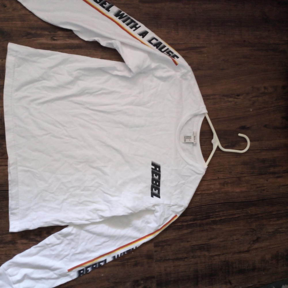 Forever 21 rebel with a cause long sleeve tee